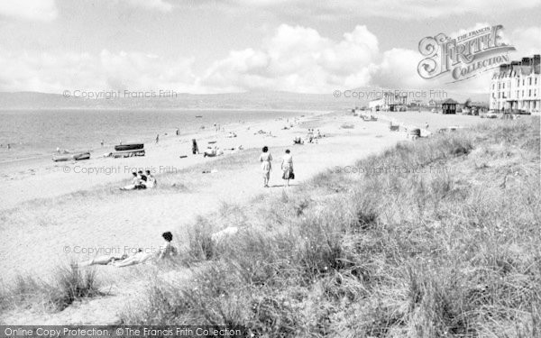 Photo of Pwllheli, South Beach c.1960
