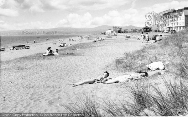 Photo of Pwllheli, South Beach c.1960