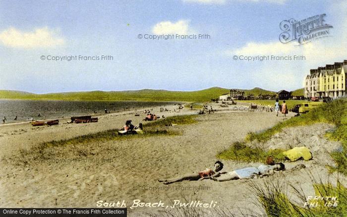 Photo of Pwllheli, South Beach c.1960