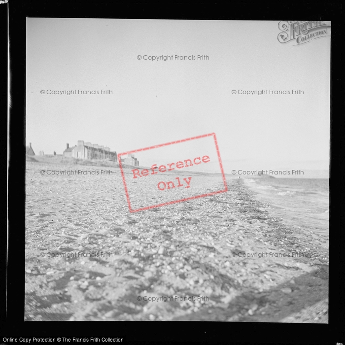 Photo of Pwllheli, South Beach Showing Gimblet Rock 1958