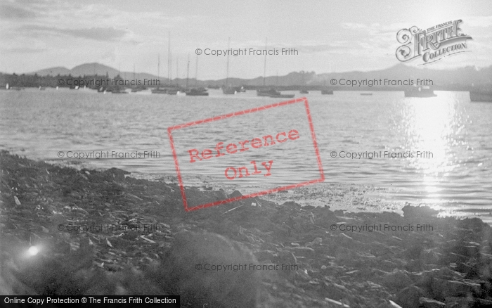 Photo of Pwllheli, Sunset Over The Harbour 1958