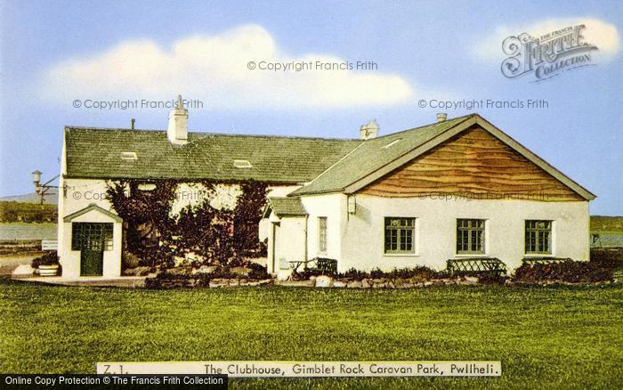 Photo of Pwllheli, The Clubhouse, Gimblet Rock Caravan Park c.1960