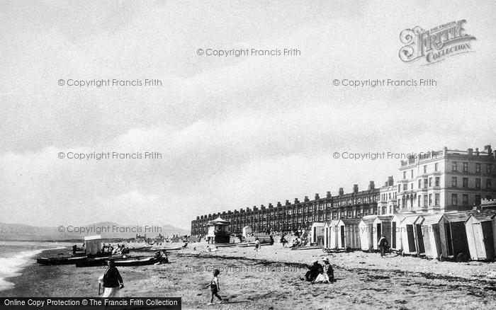 Photo of Pwllheli, The Front And Sands c.1930