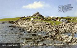 The Gimblet Rock And Caravan Camp c.1960, Pwllheli
