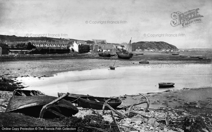 Photo of Pwllheli, The Harbour c.1890
