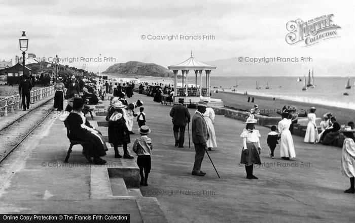 Photo of Pwllheli, The Promenade 1898