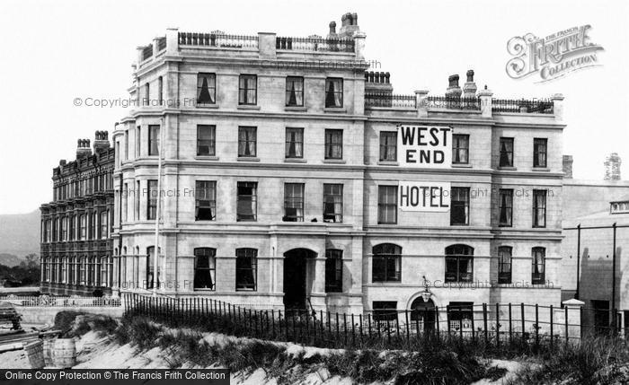 Photo of Pwllheli, The West End Hotel 1897