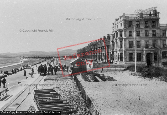 Photo of Pwllheli, The West Promenade 1898