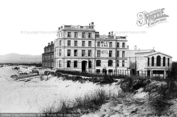Photo of Pwllheli, West End Hotel 1897