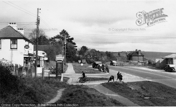 Photo of Pyecombe, Post Office Corner c.1955