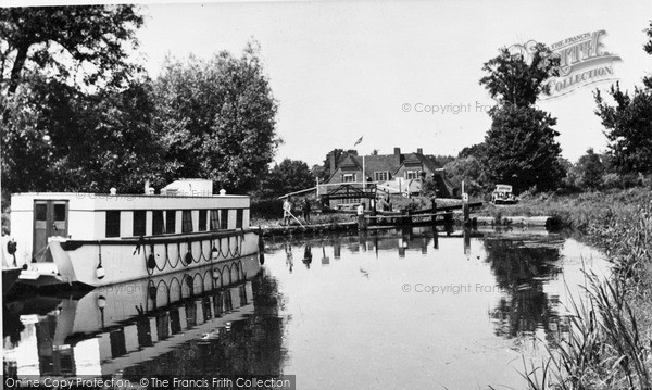 Photo of Pyrford, River Wey c.1955