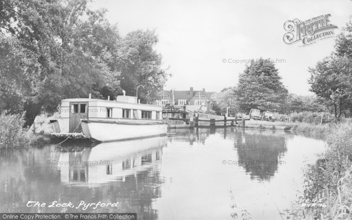 Photo of Pyrford, The Lock c.1955