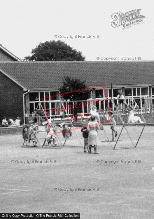 Photo of Pyrford, The School Playground c.1965