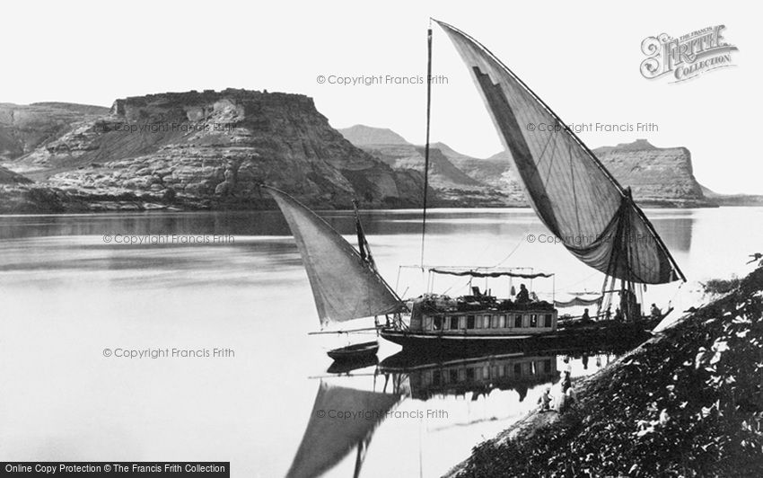 Qase Ibrim, Traveller's Boat c1859