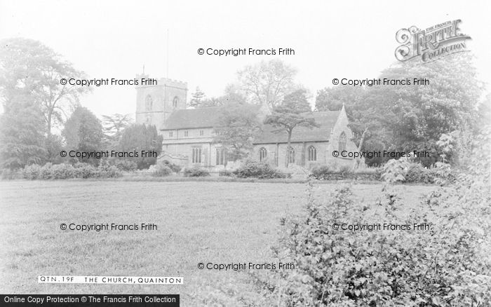 Photo of Quainton, Church Of Holy Cross And St Mary c.1960