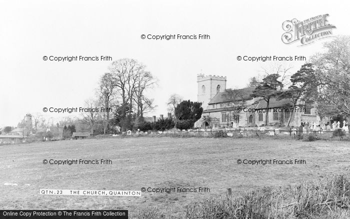 Photo of Quainton, Church Of Holy Cross And St Mary c.1965
