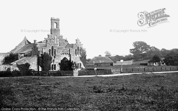 Photo of Quarr Abbey, c.1874