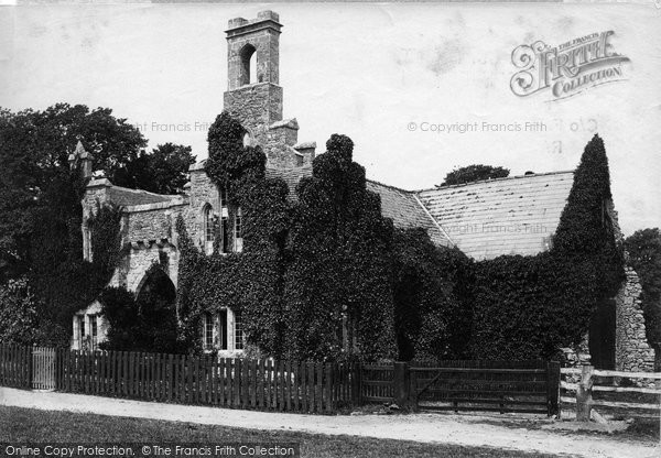 Photo of Quarr Abbey, c.1883