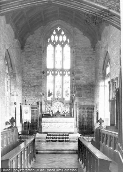 Photo of Queen Camel, St Barnabas' Church Interior c.1955