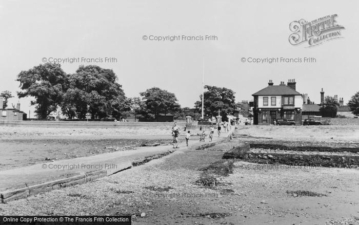 Photo of Queenborough, Harbourside 1952