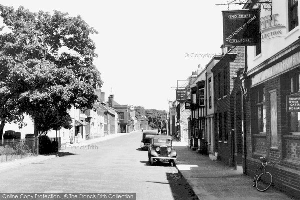 Photo of Queenborough, High Street c.1955