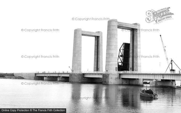 Photo of Queenborough, Kingsferry Bridge From South West Bank c.1960