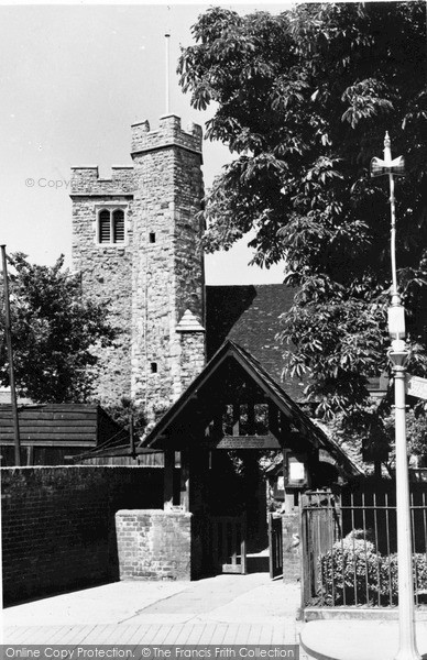 Photo of Queenborough, The Church Of  Holy Trinity c.1955