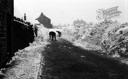 Back Lane, Snow Clearing 1953, Queensbury
