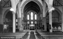 Holy Trinity Church, Interior c.1960, Queensbury