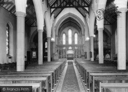 Holy Trinity Church, Interior c.1960, Queensbury