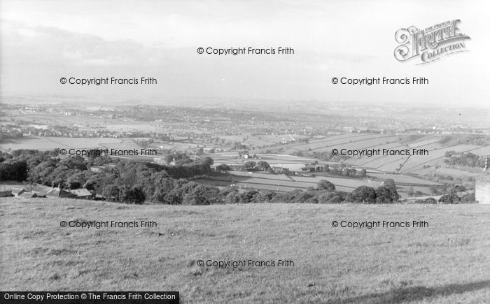 Photo of Queensbury, View From Pineberry Hill c.1960