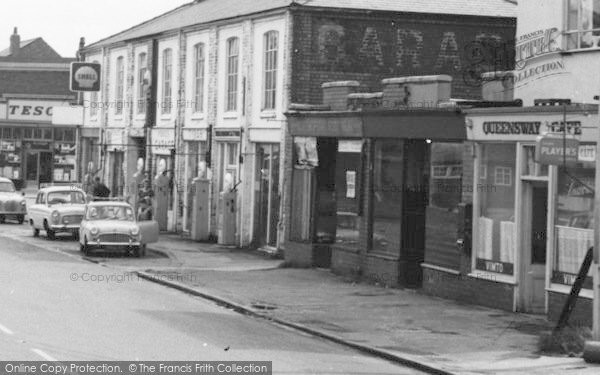 Photo of Queensferry, Garage In School Road c.1965