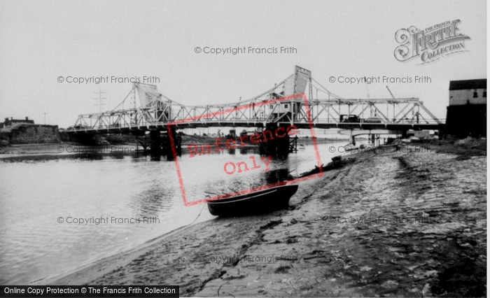 Photo of Queensferry, Swing Bridge c.1955