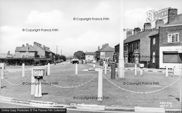 Photo of Queensferry, The Corner c.1955