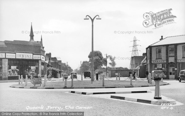 Photo of Queensferry, The Corner c.1955