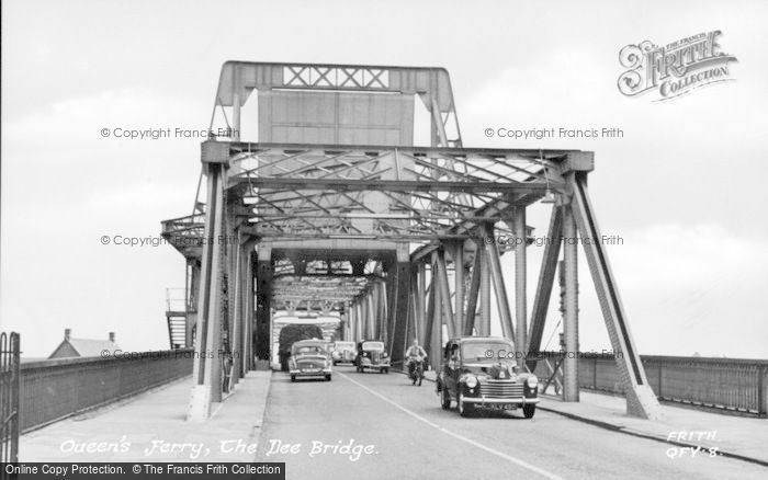 Photo of Queensferry, The Dee Bridge c.1955