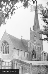 St Swithin's Church c.1930, Quinton