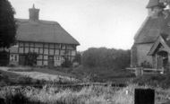 King Charles Cottage And St Peter's Church c.1955, Racton