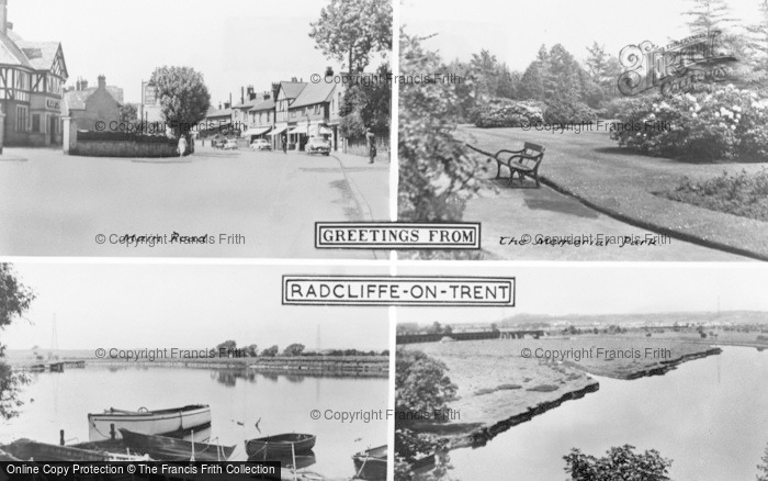 Photo of Radcliffe On Trent, Composite c.1955
