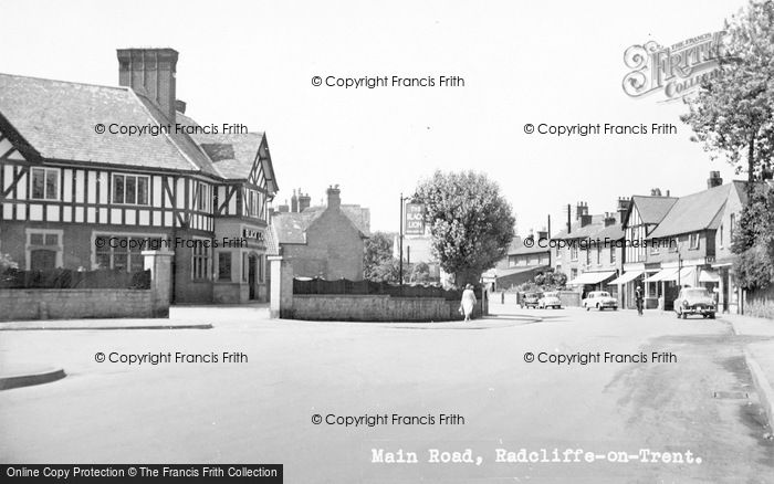 Photo of Radcliffe On Trent, Main Road c.1955