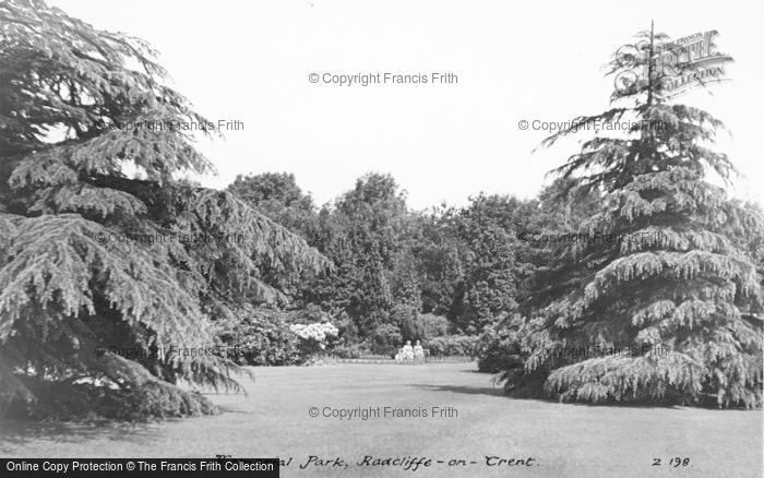 Photo of Radcliffe On Trent, Memorial Park c.1955