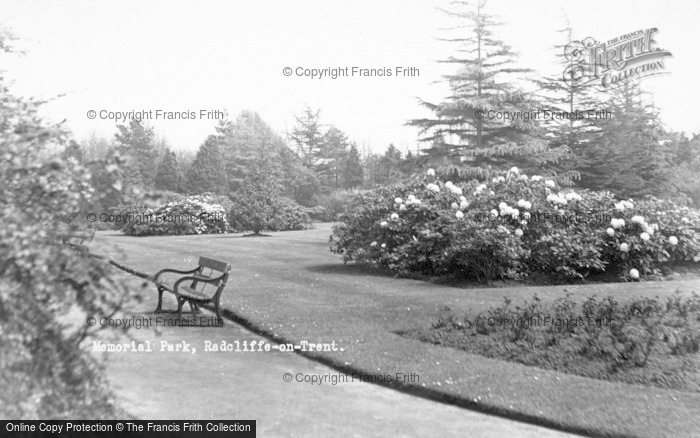 Photo of Radcliffe On Trent, Memorial Park c.1955
