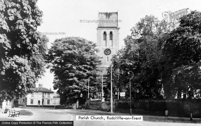Photo of Radcliffe On Trent, Parish Church c.1950