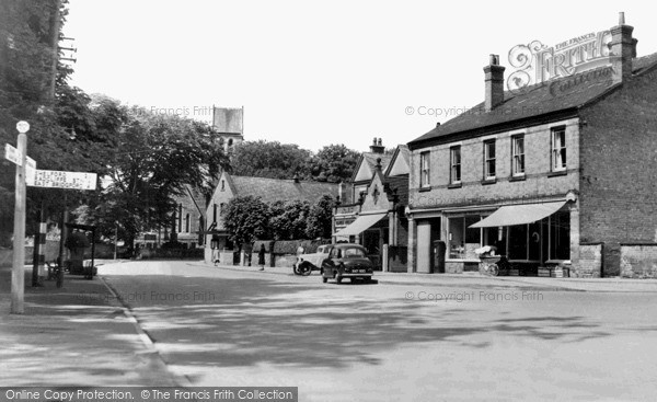 Photo of Radcliffe On Trent, Post Office And Main Road c.1955