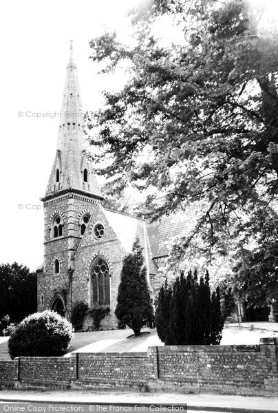 Photo of Radlett, Christ Church c.1960