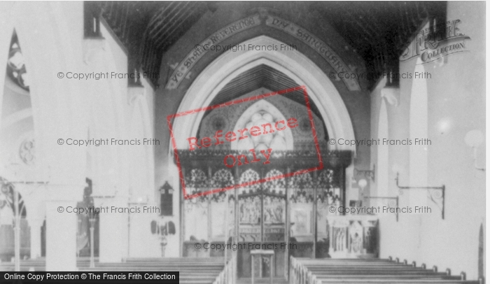 Photo of Radstock, The Church Interior 1914