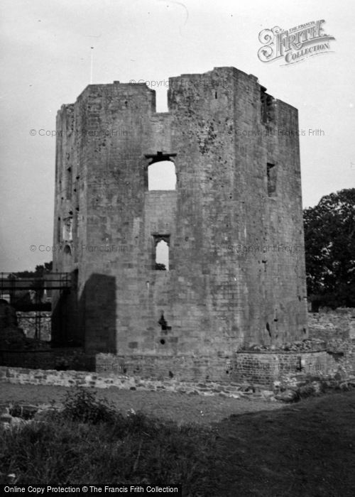 Photo of Raglan, Castle 1955