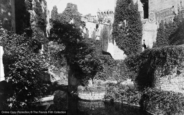 Photo of Raglan, Castle And Moat c.1880