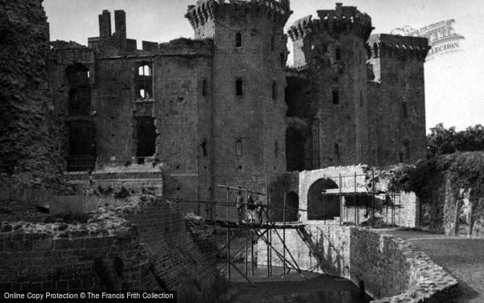 Photo of Raglan, Castle c.1950