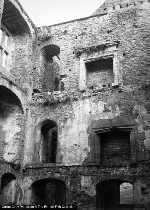 Photo of Raglan, Castle c.1950